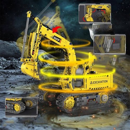 PROGRAMOWALNY ROBOT DUŻY ZESTAW KONSTRUKCYJNY APP I PILOT KONTROLA 555EL na Arena.pl