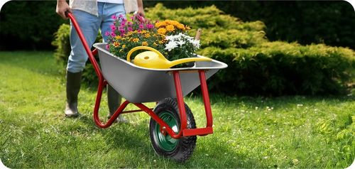 KOŁO KÓŁKO DO TACZKI TACZEK MOCNE Z DĘTKĄ POMPOWANE 4.80/4.00-8 + OŚKA na Arena.pl