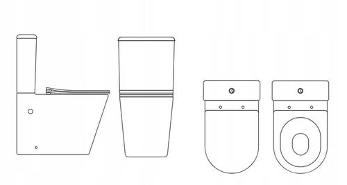 Kompakt zestaw WC Neptun LaVita uniwersalny bezrantowy deska wolnoopadająca na Arena.pl