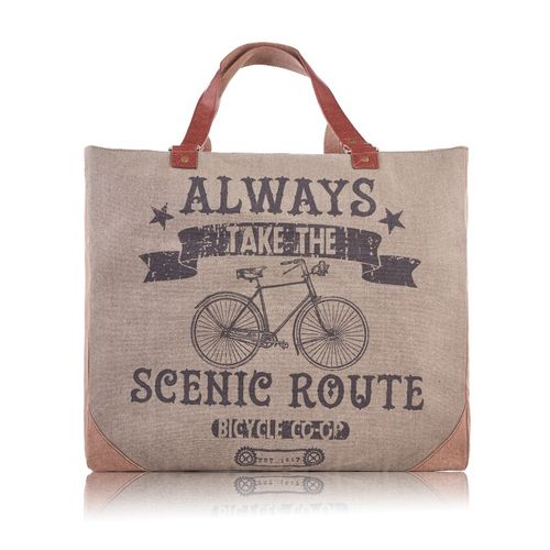 pojemna torebka damska na ramię z nadrukiem paolo peruzzi e-13-mc na Arena.pl