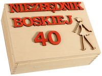 Prezent na 18 30 40 50 60 urodziny dla kobiety MĘŻCZYZNY żony mamy