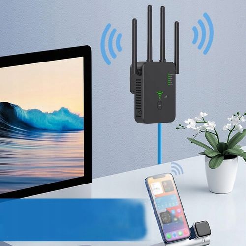 WZMACNIACZ SYGNAŁU WI-FI MOCNY REPEATER 1200MB/S 2.4GGHZ 5GHZ DWUZAKRESOWY na Arena.pl