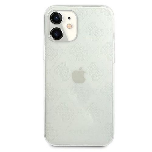Guess GUHCP12S3D4GTR iPhone 12 mini 5,4" transparent hardcase 4G 3D Pattern na Arena.pl