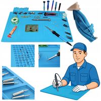 Silikonowa MATA serwisowa naprawcza robocza podkładka lutownicza organizer