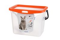 Pojemnik do przechowywania karmy 6 L [mandarynkowy]