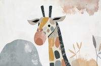 Plakat 91,5x60cm Żyrafa Bambino