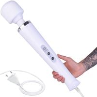 MASAŻER 32 cm 10 Funkcji! WIBRATOR PUNKTU G 220v BIAŁY