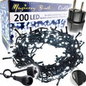 LAMPKI CHOINKOWE 200 LED TIMER lampek Zewnętrzne