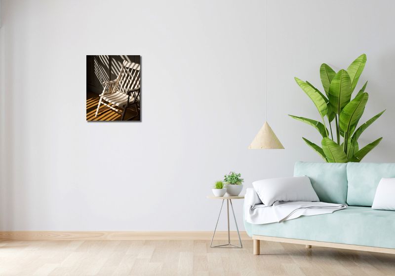 Obraz 40x50cm Krzesło w Cieniu zdjęcie 2