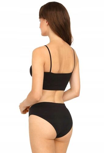 GATTA BEZSZWOWY TOP BIUSTONOSZ CIENKIE RAMIĄCZKA CZARNY XL na Arena.pl