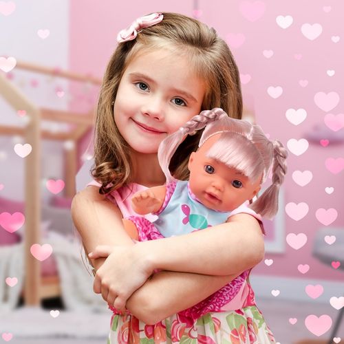 LALKA W NOSIDEŁKU INTERAKTYWNA SIUSIA GAWORZY Z BUTELKĄ WARKOCZE UBRANKO na Arena.pl