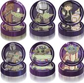 REAGAR Baby Yoda Papierowe Talerze Dekoracyjne 60 sztuk