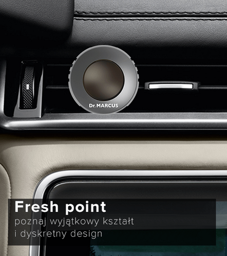 Zapach samochodowy Dr.Marcus Fresh Point Black na Arena.pl