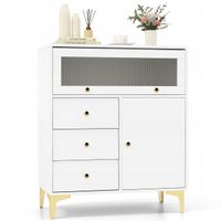 Komoda Costway 80 x 40 x 95,5cm biały