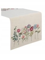 Bieżnik gobelinowy na stół 1242/NAT 40x100 cm kwiaty retro folk dekoracyjny