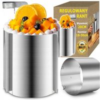 Rant Do Tortu H=20CM Regulowany Wysoki OBRĘCZ ŚREDNICA 16-30CM + SPINKA