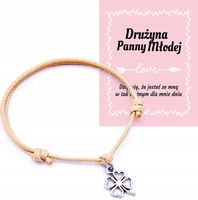 BRANSOLETKA PREZENT NA WIECZÓR PANIEŃSKI ZESTAW PREZENTOWY PODZIĘKOWANIE