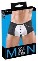 svenjoyment pants waiter m - stylowe spodnie kelnerskie czarno-białe