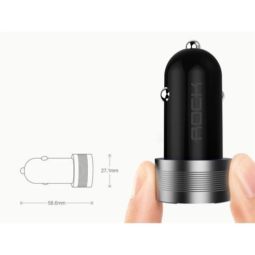 ŁADOWARKA SAMOCHODOWA ROCK SITOR PLUS 2XUSB SZYBKA 2.4A na Arena.pl