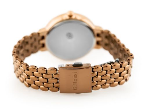 ZEGAREK G. ROSSI - 11775B (zg769f) rose gold/brown + BOX na Arena.pl
