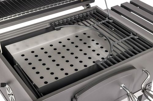 Grill Węglowy Activa Angular Mastercook z Żeliwnym Rusztem 57,5 x 42 cm na Arena.pl