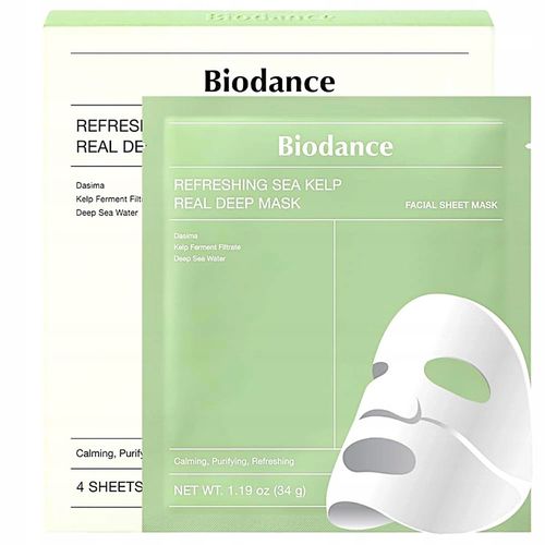 BIODANCE MASECZKI ŻELOWE DO TWARZY 4x34g NAWILŻENIE ROZŚWIETLENIE na Arena.pl