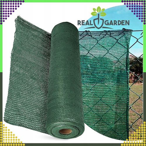 Siatka Cieniująca 1,5x50m Maskująca 95% Osłona Mata Na ogrodzenie Płot na Arena.pl