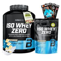 BIOTECH ISO WHEY ZERO 2270g + ISO WHEY ZERO 500g IZOLAT BIAŁKO SERWATKA