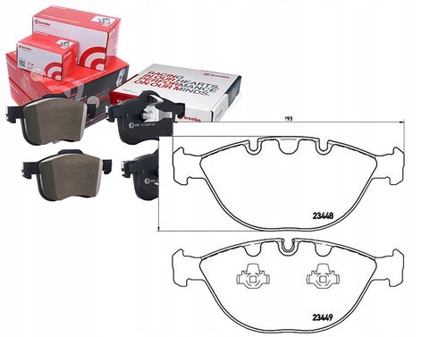 KLOCKI HAM BMW X5 (E53) 01-04 4,6IS BREMBO na Arena.pl