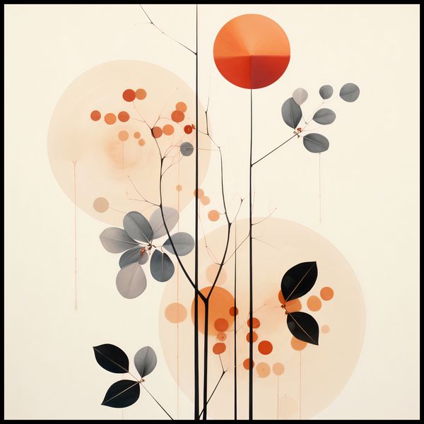 Plakat 100x100cm Jesienna Melodia zdjęcie 2