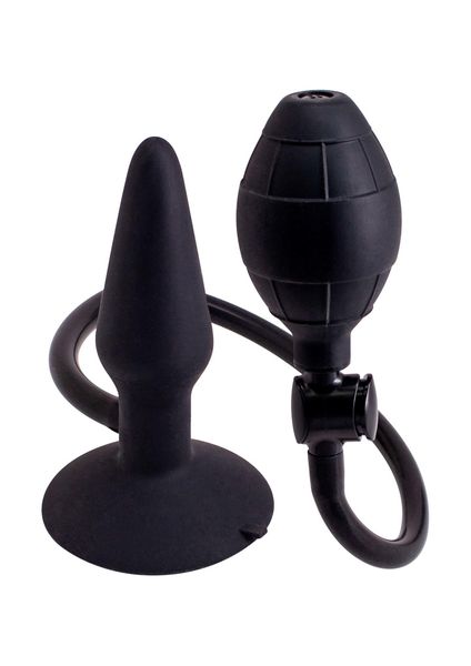 Inflatable Butt Plug S Black zdjęcie 1