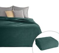 Koc 150X180 Bawełniano-Akrylowy TURKUSOWY