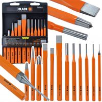 PRZECINAK DO METALU PUNKTAK WYBIJAK ZESTAW 12el.