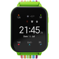 canyon smartwatch dla dzieci alfie kw-37 mp3 nauka i zabawa zielony