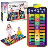 MUZYCZNA MATA DO TAŃCZENIA PIANINO Interaktywna Gra Taneczna 140x70cm XXL