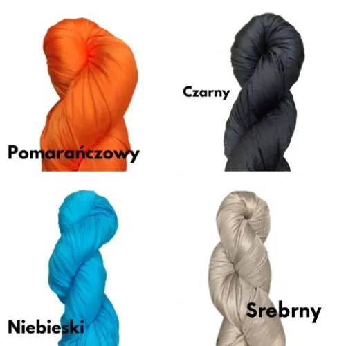 Szarfa akrobatyczna, chusta aerial silk 6 metrów KOLORY na Arena.pl