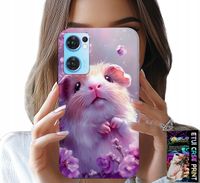 ETUI DO OPPO RENO7 5G - SŁODKI CHOMIK, GRYZONIE WZORY DLA DZIECI