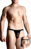 mens thongs 4494 - black m/l