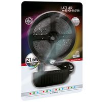 Taśma LED RGB 21,6W LATE LED 03030 Ideus pasek 3 metry zmienna barwa światła 1080lm biała