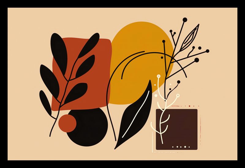 Plakat 30x20cm Ciepłe Kontury zdjęcie 2