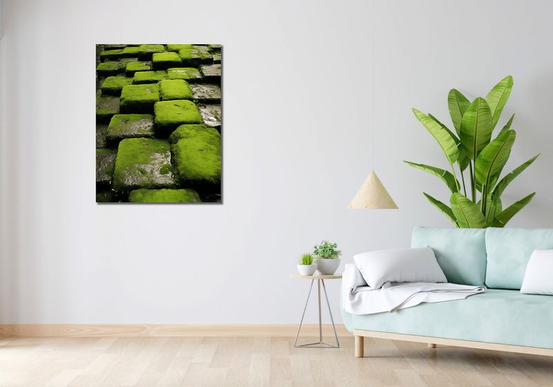 Obraz 70x90cm Zielona Mozaika zdjęcie 2