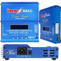 ŁADOWARKA IMAX B6AC 80W ZASILACZ LIPO NIMH ADAPTERY PRZEJŚCIÓWKI BALANCER