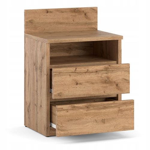 Szafka Nocna Stolik Nocny Wotan 40CM 2 Szuflady Półka Nakastlik Do na Arena.pl
