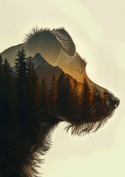 Plakat 21x29,7cm Psi Duch Lasu zdjęcie 1