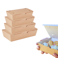 Prostokątne pojemniki małe 100 szt.