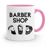 Kubek Różowy Dla Fryzjera Barber Shop Prezent Z Nadrukiem Ze Zdjęciem
