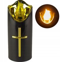 DUŻA ŚWIECA LED NA BATERIE WKŁAD DO ZNICZY 12,5cm DO ZNICZA WKŁADY