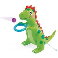 dmuchany, wodny plac zabaw ze zjeżdżalnią i fontanną dinozaury intex 56139