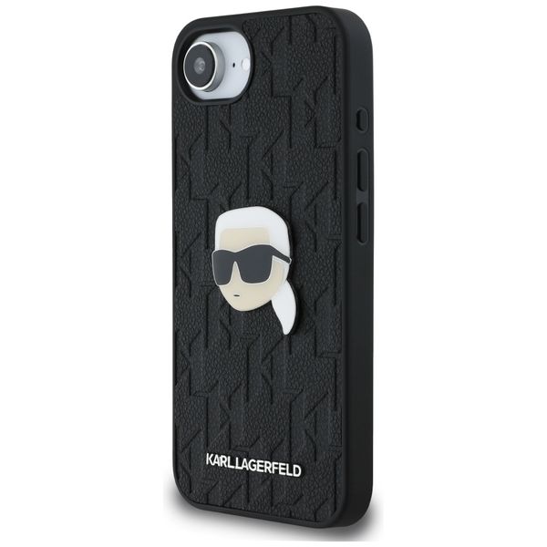 Etui Karl Lagerfeld do iPhone 16e, Czarny zdjęcie 2