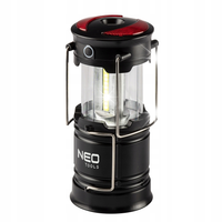LAMPKA TURYSTYCZNA NAMIOTOWA BIWAKOWA LED 3W1 NA BATERIE NEO TOOLS 99-030